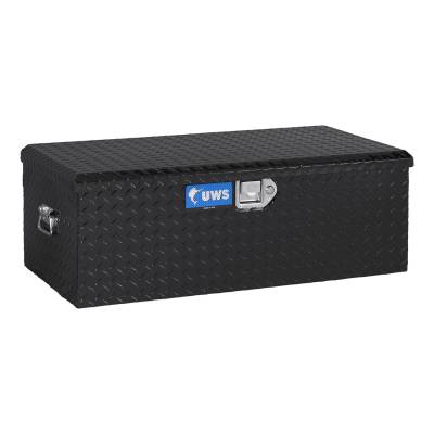 UWS - UWS Aluminum Foot Locker Storage Box Black (FOOT-LOCKER-BLK)