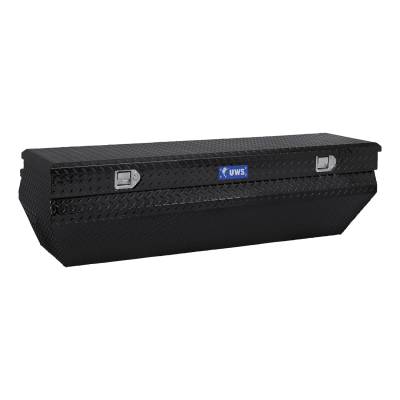 UWS - UWS 55in. Aluminum Chest Box Wedge Notched Black (TBC-55-WN-BLK)