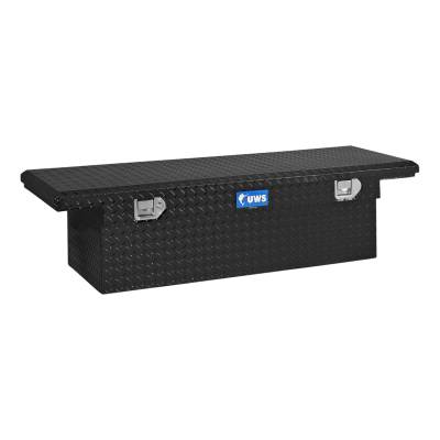 UWS - UWS 54in. Aluminum Single Lid Crossover Toolbox Low Profile Black (TBS-54-LP-BLK)