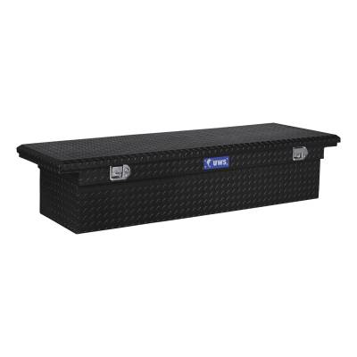 UWS - UWS 66in. Aluminum Single Lid Crossover Toolbox Low Profile Black (TBS-66-LP-BLK)