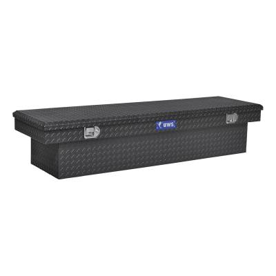 UWS - UWS 69in. Aluminum Single Lid Crossover Toolbox Black (TBS-69-BLK)