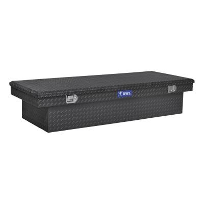 UWS - UWS 69in. Aluminum Single Lid Crossover Toolbox Extra Wide Black (TBS-69-LBTA-BLK)