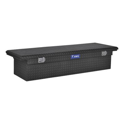 UWS - UWS 69in. Aluminum Single Lid Crossover Toolbox Low Profile Matte Black (TBS-69-LP-MB)