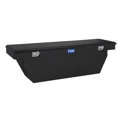 UWS - UWS 69in. Aluminum Single Lid Crossover Toolbox Deep Angled Black (TBSD-69-A-BLK)