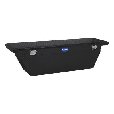 UWS - UWS 69" Angled Crossover Truck Tool Box (TBSD-69-A-LP-B)