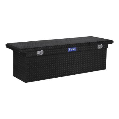 UWS - UWS 69in. Aluminum Single Lid Crossover Toolbox Deep Low Profile Black (TBSD-69-LP-BLK)