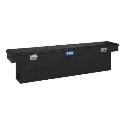 UWS - UWS 69in. Aluminum Single Lid Crossover Toolbox Deep Slim Line Black (TBSD-69-SL-BLK)