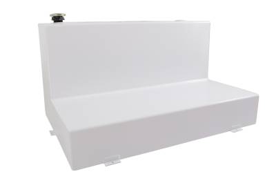 Dee Zee - DEE ZEE 92 Gallon 46.75" L-Shape   Tank  White  Steel   (DZ92747S)