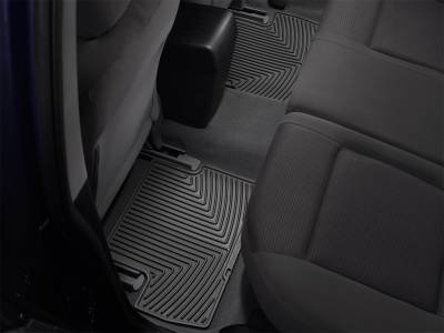 Weathertech - All Weather Floor Mats  Black; Requires Trim For Vehicles w/Optional Subwoofer
