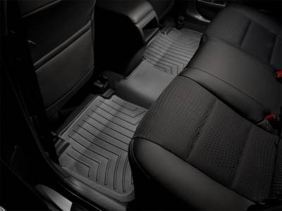 Weathertech - WeatherTech Rear FloorLiner Extended Cab, not designed or recommended for models equipped with vinyl flooring  Black 2015 - 2022 Chevrolet Colorado 447513
