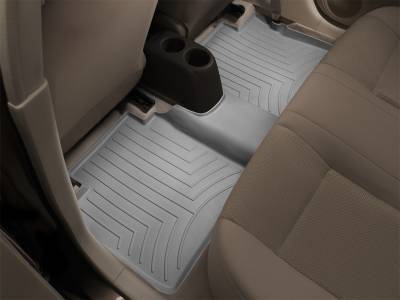 Weathertech - WeatherTech Rear FloorLiner Fits Double Cab only; trim needed for bench seating Grey 2014 - 2019 Toyota Tundra 460939