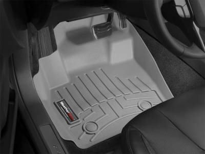 Weathertech - WeatherTech Front FloorLiner Fits Access and Double Cab; automatic trans only Grey 2016 + Toyota Tacoma 468671