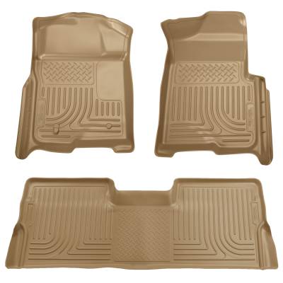 Husky Liners - HUSKY  WeatherBeater Series  Front & 2nd Seat Floor Liners  Black