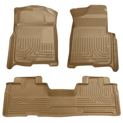 Husky Liners - HUSKY  WeatherBeater Series  Front & 2nd Seat Floor Liners (Footwell Coverage)  Black