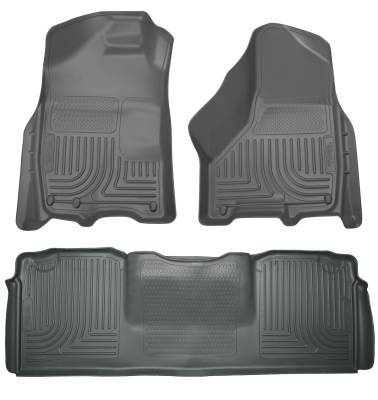 Husky Liners - HUSKY  WeatherBeater Series  Front & 2nd Seat Floor Liners  Black