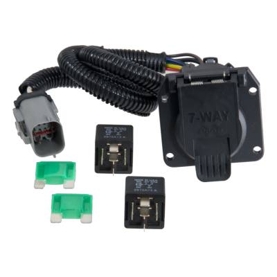 CURT - CURT T-CONNECTOR, 4 WIRE TO 7-WIRE UPGRADE KIT (55243)