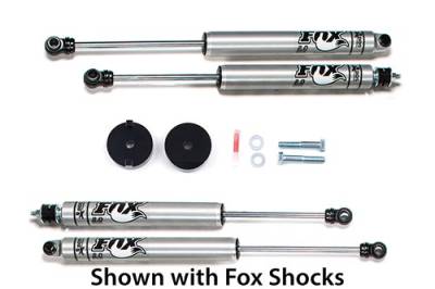 BDS - BDS 1 Inch Leveling Kit Coil Spacer w/NX2 Shocks for Ford F250/F350 Super Duty (17-24) 4WD (1518H)