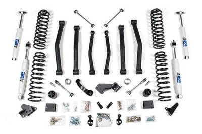 BDS - BDS 4.5 Inch Lift Kit w/NX2 Shocks Jeep Wrangler JK w/Sway Bar Disconnects (07-11) 4-Door (1413H)