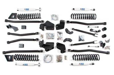 BDS - BDS 5.5 Inch Lift Kit Long Arm w/NX2 Shocks and Sway Bar Disconnects for Jeep Wrangler JK (07-18) 2-Door (1421H)