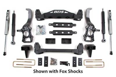 BDS - BDS 6 Inch Lift Kit w/NX2 Shocks for Ford F150 (09-13) 2WD (577H)