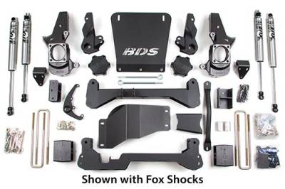 BDS - BDS Suspension Lift Kit  7in Front/5in Rear Block (189H)