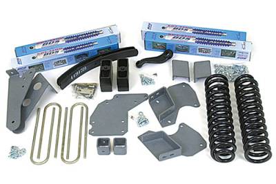 BDS - BDS Suspension Lift Kit  4in Front/3.5in Rear Block & AAL (516H)