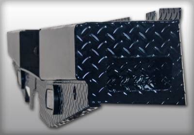 Roughneck - Roughneck   Diamond  Rear Bumper  w/  Backup Lights & Sensors   2009-2014  F150  (BRBSF09LDL)