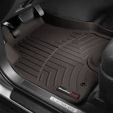 Weathertech - WeatherTech Front FloorLiner Fits SuperCrew and SuperCab; Dual Floor Posts;  Cocoa 2015 - 2020 Ford F-150 476971