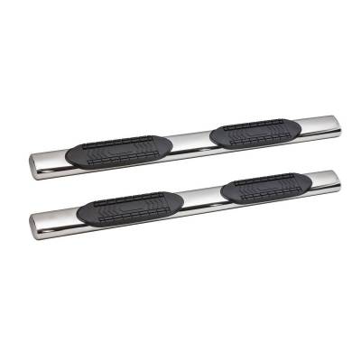 Tuff Bar - TUFF BAR 5in Oval Straight Tube Ram 1500 Quad Cab 02-08; Ram 2500/3500 02-09 Black (5-55132)