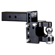 B&W - B&W Tow & Stow 8.5in Drop/4.5in Rise W/2in Ball Class V 2 1/2in Receiver/Pintle Black (TS20055)