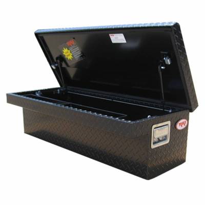 RKI - RKI 43" Aluminum Side Box Low Profile Wide Black (43SLPWAB)