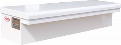 RKI - RKI 61" Steel Side Box Low Profile Wide White (61SLPW)