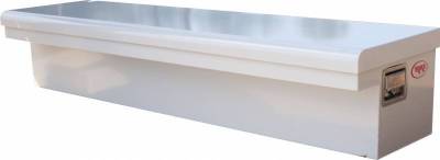 RKI - RKI 65" Steel Side Box Low Profile Wide White (65SLPW)