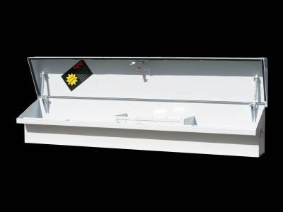 RKI - RKI 67" Steel Side Box Slant Top White (67STS)