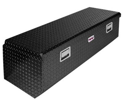 RKI - RKI Aluminum Chest Box Single Lid W/Offset Black F/Fullsize (M54U-1NMAB)