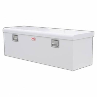 RKI - RKI Steel Chest Box Single Lid W/Offset White F/Fullsize (M54U-1NM)