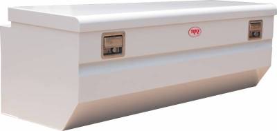 RKI - RKI Steel Chest Box Single Lid W/Offset White F/Fullsize (M58U-1NM)