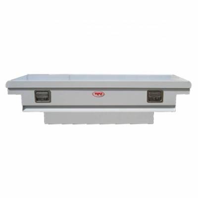 RKI - RKI Steel Cross Box Single Lid Low Profile White-Compact/Mid Size (C56LP)