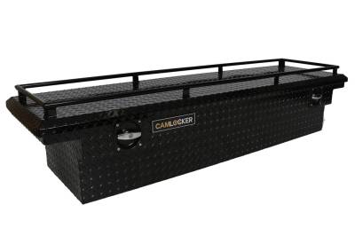 Cam-Locker - Cam-Locker CAM 71" Crossover 14" Slim Low Profile Gloss Black w/Rail (TBCAM_SM71ALP_RLGB)