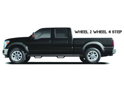 N-Fab - N-FAB Nerf Step 2015-2021 F-150 2018-2020 Raptor SuperCrew All Beds Gas SRW Textured Black (F1585CC-TX)