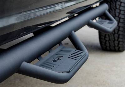 N-Fab - N-FAB Podium LG 2015-2021 F-150 2018-2020 Raptor 2017-2020 F-250 / F-350 Super Duty SuperCab All Beds Gas / Diesel SRW / DRW Textured Black (HPF1777QC-TX)