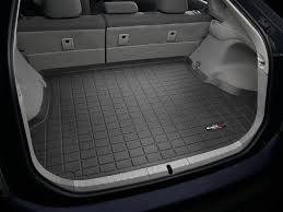 Weathertech - WeatherTech Cargo Liners Behind 2nd row, Cargo Liner will cover optio0l Load floor Cargo Rails  Black 2017 - 2023 Maserati Levante 401026