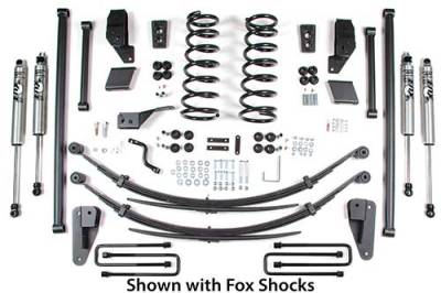 BDS - BDS Suspension Lift Kit  5in Front/5in Rear Shackle Flip (250H)