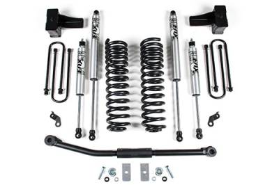 BDS - BDS 2.5 Inch Lift Kit w/NX2 Shocks and 4" Rear Block Kit for Ford F250/F350 Super Duty (11-16) 4WD Diesel (1510H)
