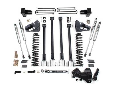 BDS - BDS Suspension Lift Kit  4in Front 4Link/2in Rear 3 Leaf (1538H)