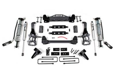 BDS - BDS Suspension Lift Kit  6in Front C/O /4in Rear 2WD  (1522F)