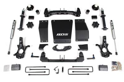 BDS - BDS Suspension Lift Kit  4in Front/2in Rear Block (712H)