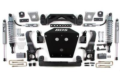 BDS - BDS Suspension Lift Kit  7in Front C/O /4in Rear Block 2WD/4WD (818F)