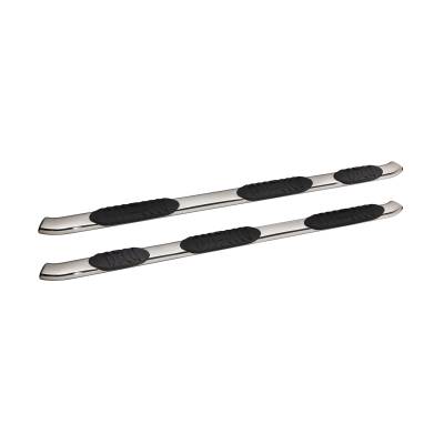 Tuff Bar - TUFF BAR 5in Oval Wheel To Wheel Step Bar Silverado/Sierra 1500 Crew Cab 19 (5.5ft. Bed) (excl. 19 Silverado LD /Sierra 1500 LD) Stainless Steel (1-08646)