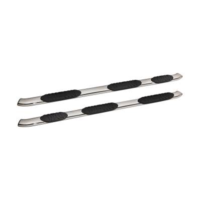 Tuff Bar - TUFF BAR 5in Oval Wheel To Wheel Step Bar 1500 Quad Cab 19 (6.4 Ft)(excl. 19 Ram 1500 Classic) Stainless Steel (1-03743)